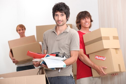 House removal team preparing a Northwood home move