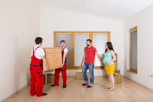 Commercial furniture pick-up for Northwood offices and shops