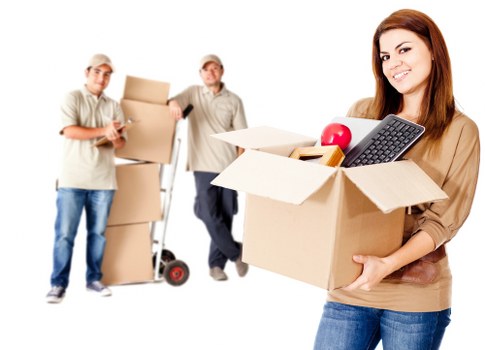 Unloading boxes and furniture at a Northwood property