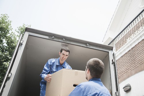 Loaded removal truck ready for a local move in Northwood