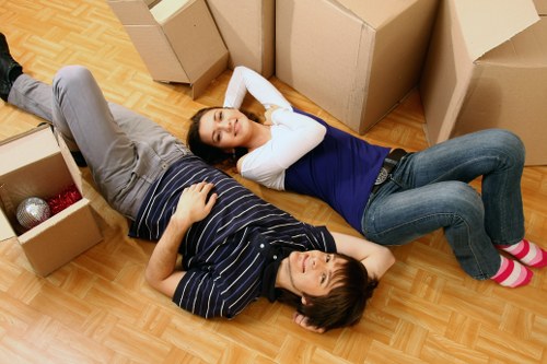 Moving truck used for furniture and commercial transport in Northwood